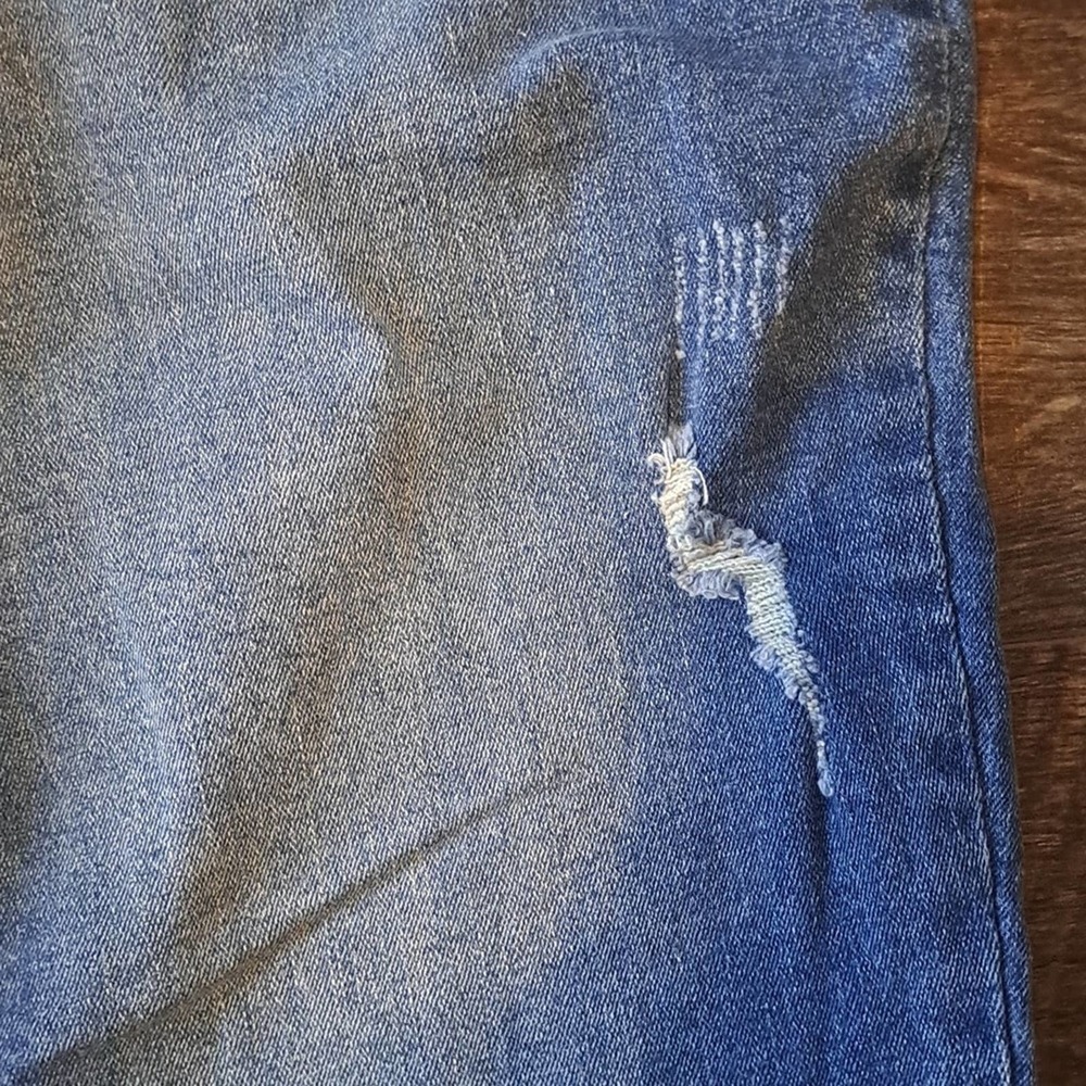 Nicole Miller Nomad NWT super high rise button fly cropped jeans 14 - Picture 2 of 7